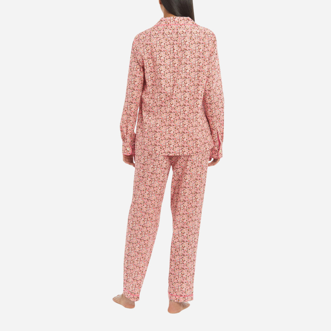 Floral cotton pajamas hot sale