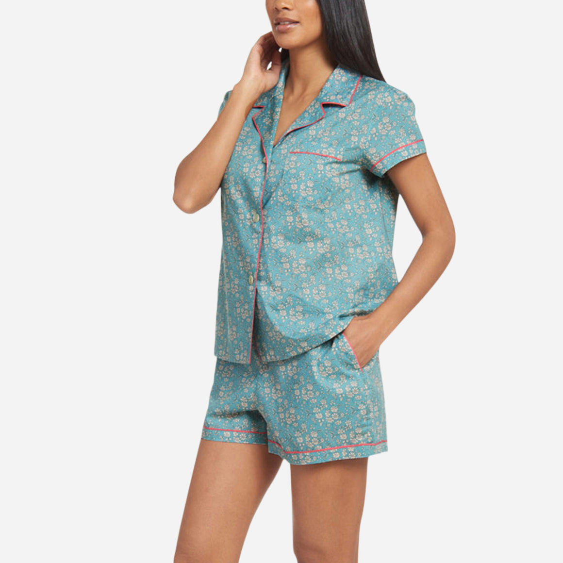 Shirt and discount short pyjama set