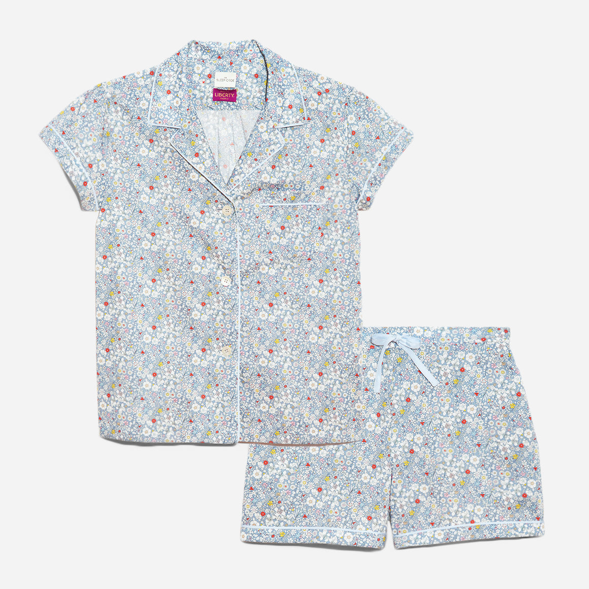 Liberty Print Floral Cotton Short PJ Set