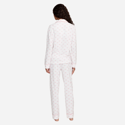 Women's Pima Pajama Set in Blushing Bows
