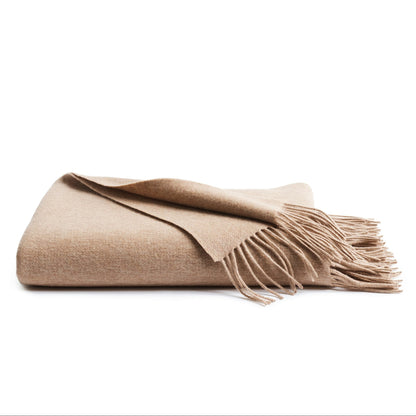 Cashmere Fringe Throw