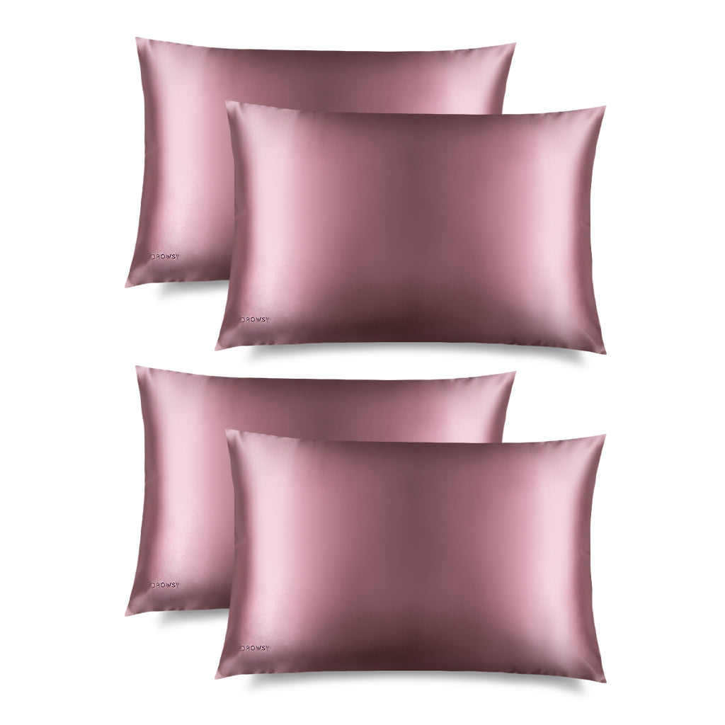 Silk Pillowcase - Damask Rose