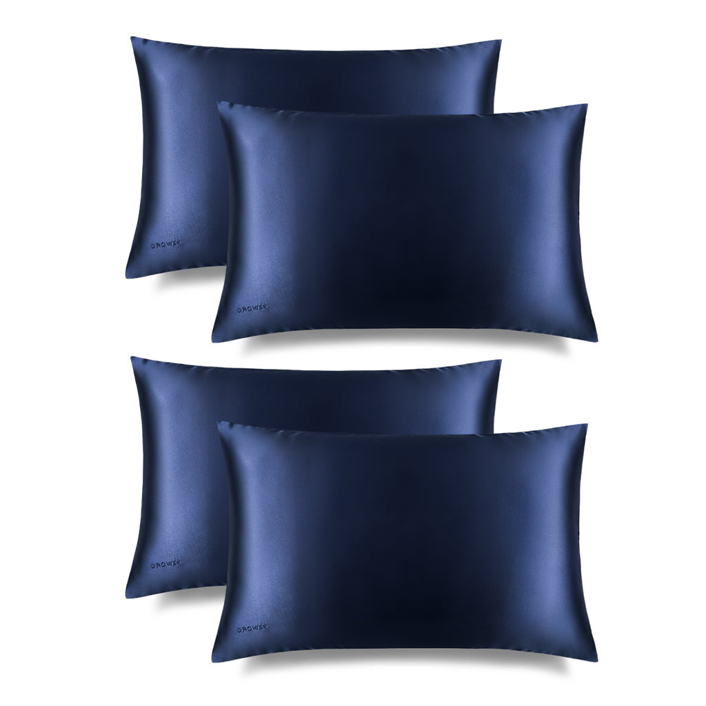 Silk Pillowcase - Midnight Blue
