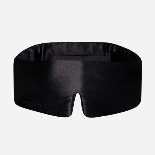 Silk Sleep Eye Mask - Black Jade