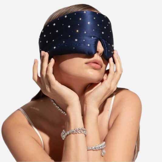 Silk Sleep Eye Mask - Crystals by Swarovski®