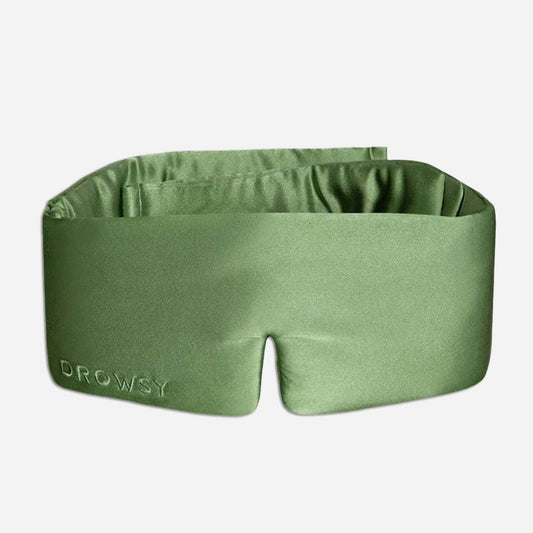 Silk Sleep Eye Mask - Pistachio Green