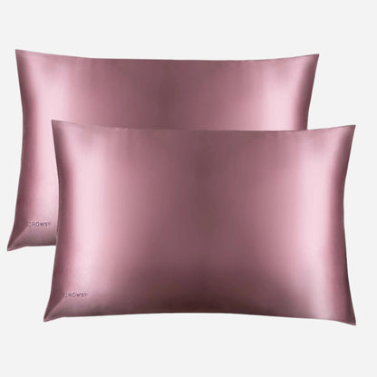 Silk Pillowcase - Damask Rose