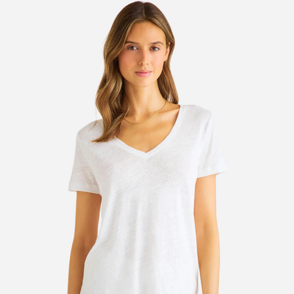 Jordan Linen V-Neck T-Shirt