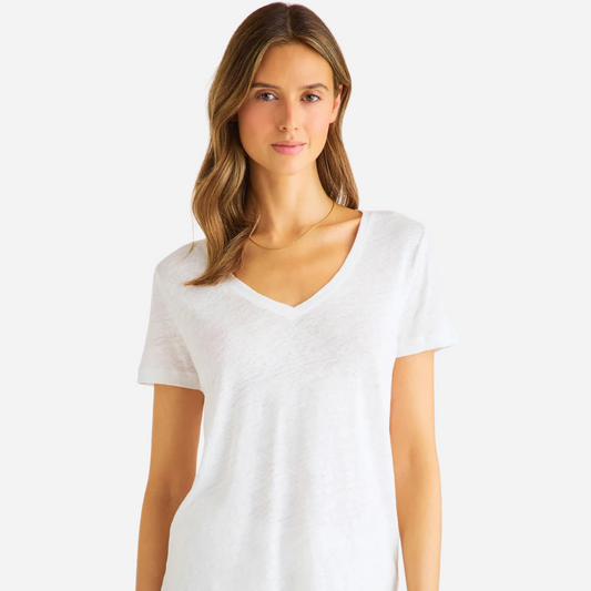 Jordan Linen V-Neck T-Shirt