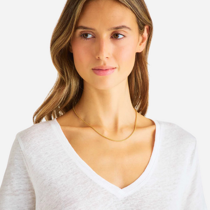 Jordan Linen V-Neck T-Shirt