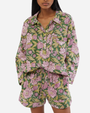 Lightweight Cotton Floral Short PJ Set