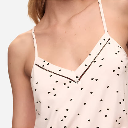Fiona Printed Double V Cami & Short PJ Set