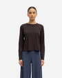 Margo Cotton Long Sleeve Crewneck Tee
