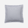 Luxe Premium Percale Euro Sham in Navy French Ticking