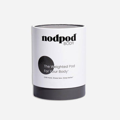 White container with black text and design, labeled 'nodpod BODY'.