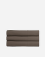 Percale Top Sheet - Warm Grey