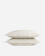 Percale Sham Set - Bone Stripe