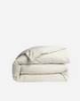 Percale Duvet Cover - Bone Stripe