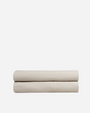 Brushed Cotton Fitted Sheet - Bone