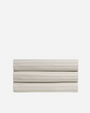 Percale Top Sheet - Bone Stripe