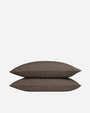 Percale Pillowcase Set - Warm Grey