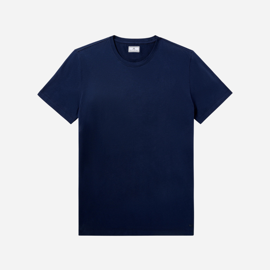 Men's Pima Crew Neck Tee - Navy