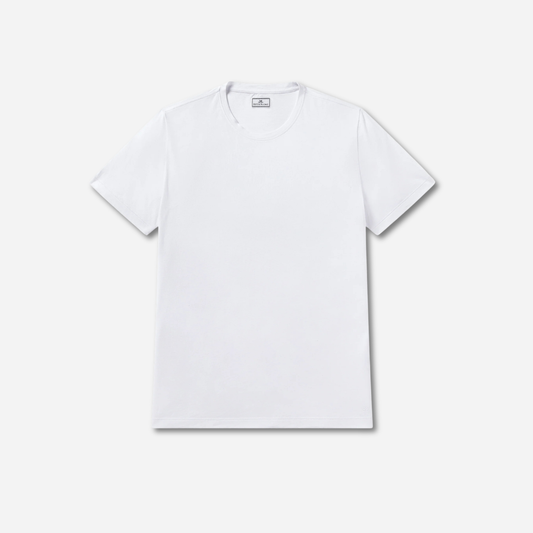 Men's Pima Crew Neck Tee - White
