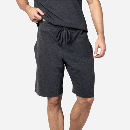 Men's Classic Pima Shorts in Dark Heather Grey