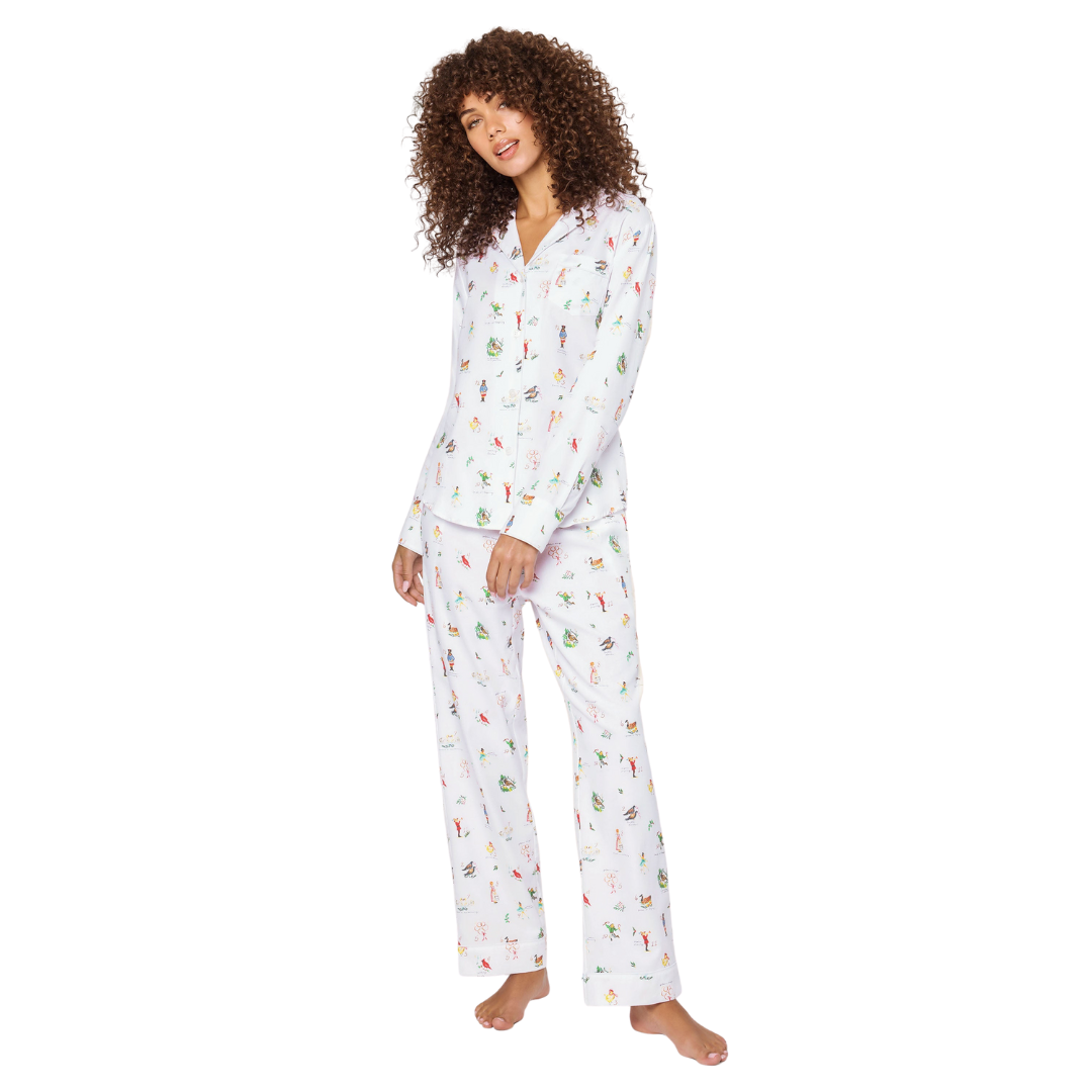 Women's Twill Pajama Set