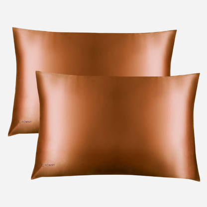 Silk Pillowcase - Pumpkin Spice