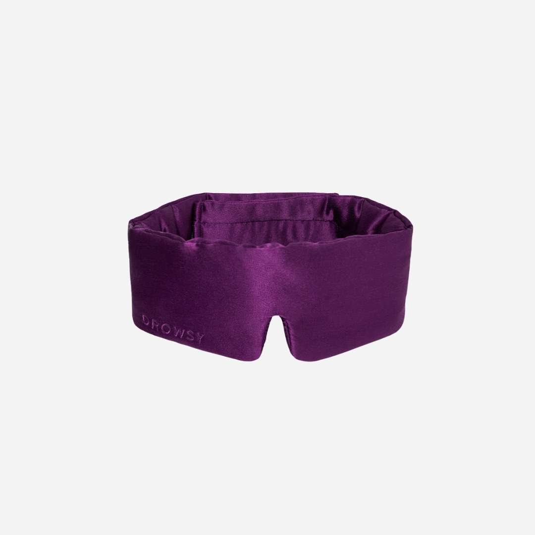 Silk Sleep Eye Mask - Purple Martini