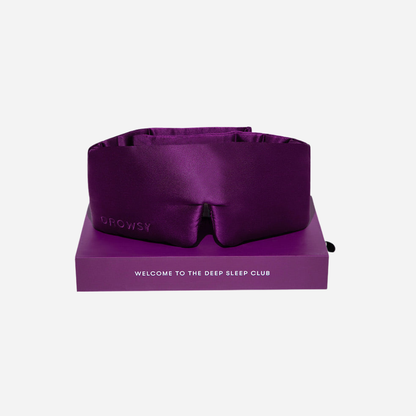 Silk Sleep Eye Mask - Purple Martini