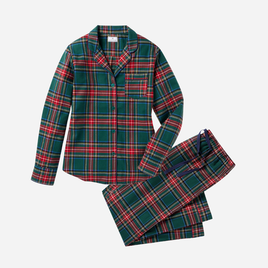 Women's Brushed Twill Pajama Set