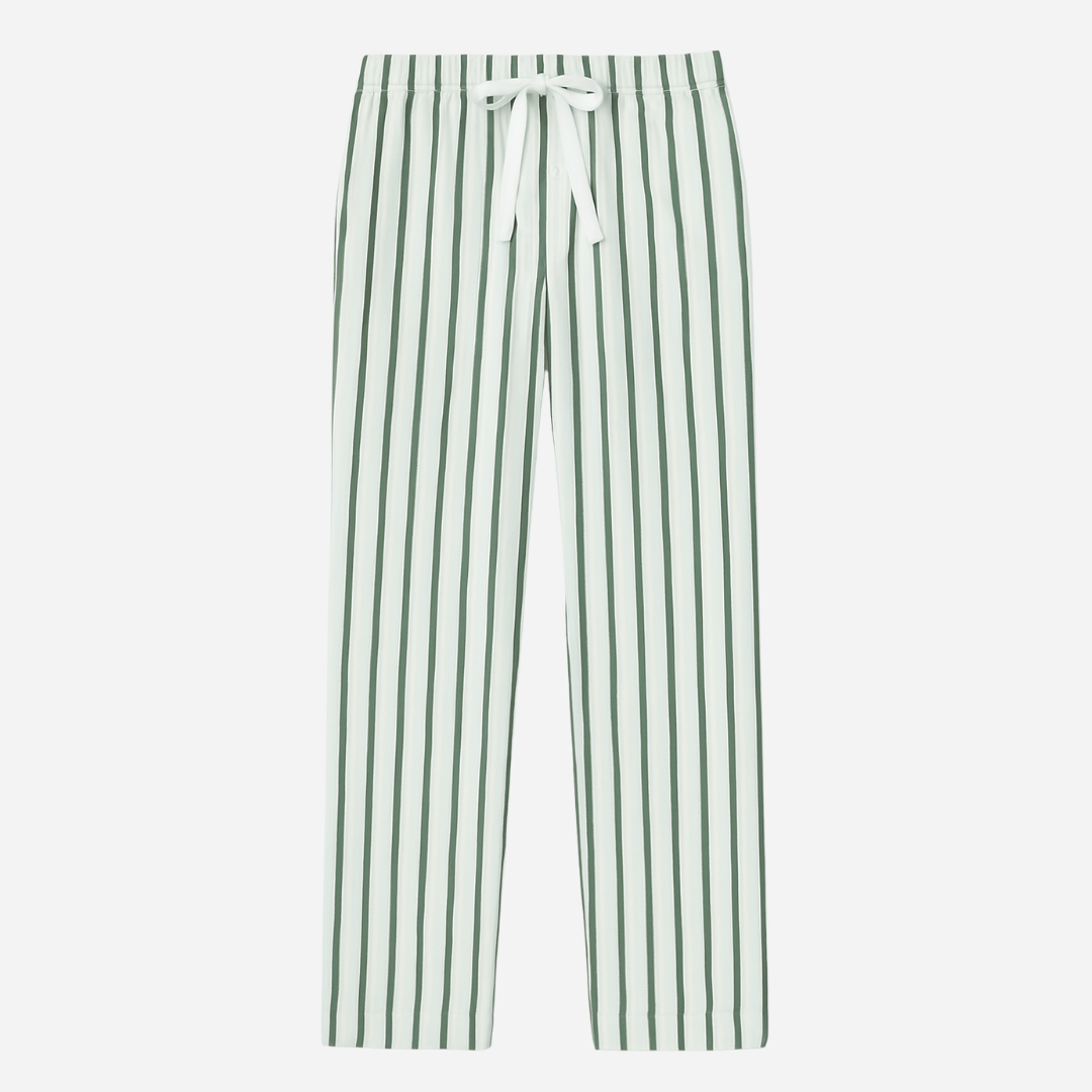 Unisex Striped Tencel™ Boyfriend Pant