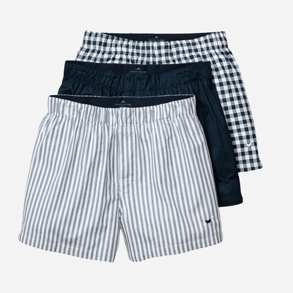 Men's Twill 3 Pack Boxers