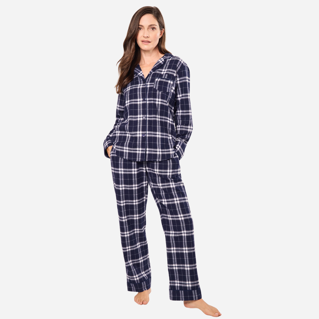 Women's Brushed Twill Pajama Set