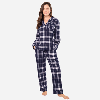 Women's Brushed Twill Pajama Set