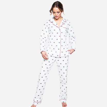 Women's Twill Pajama Set