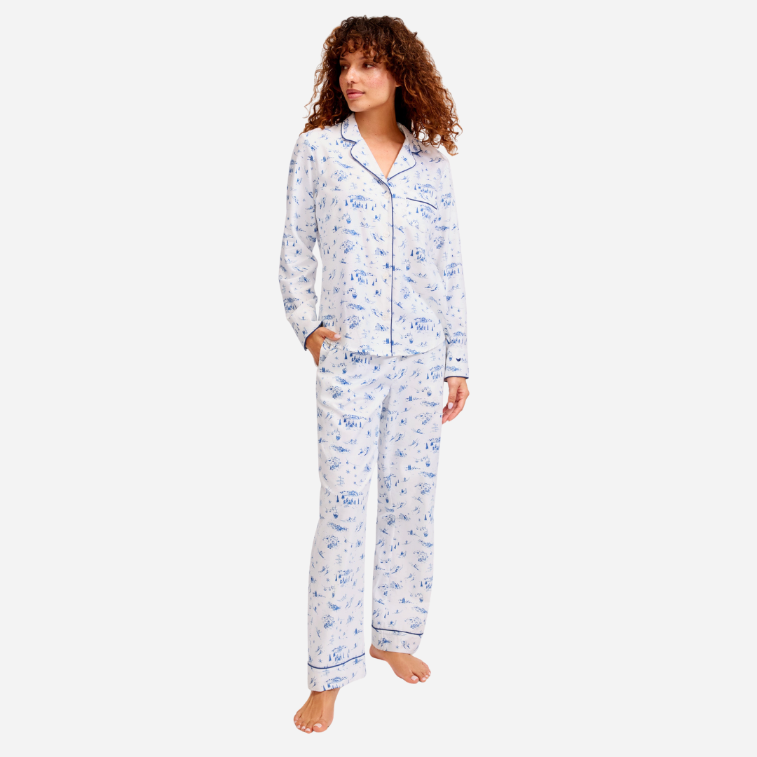 Women's Twill Pajama Set