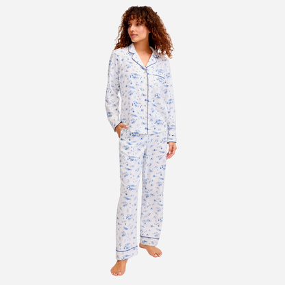 Women's Twill Pajama Set