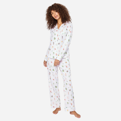 Women's Twill Pajama Set