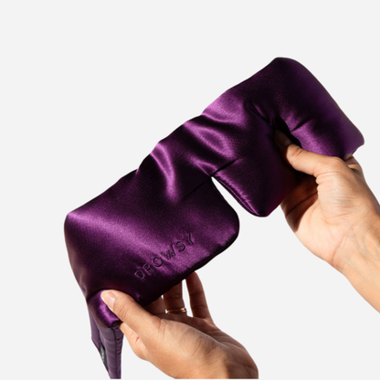 Silk Sleep Eye Mask - Purple Martini