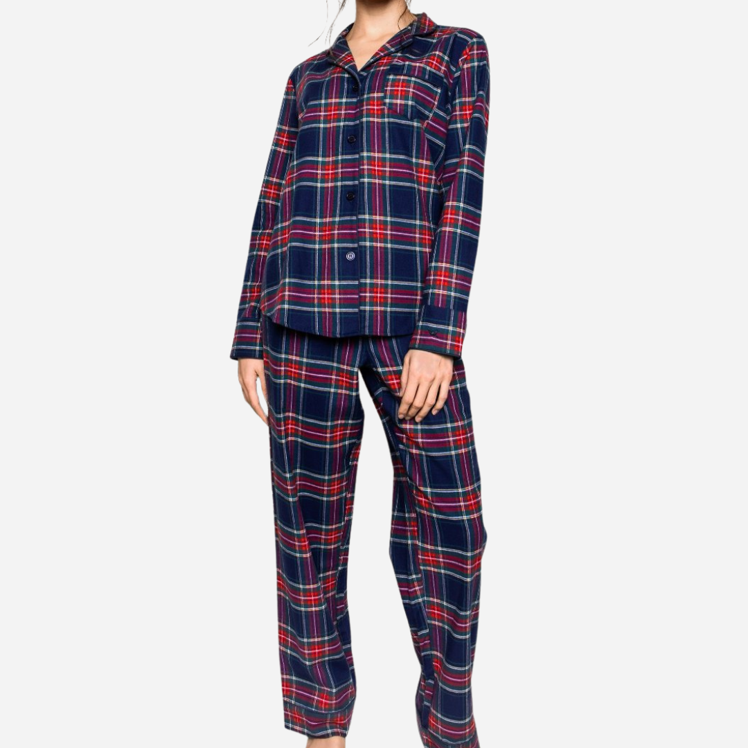 Women's Brushed Twill Pajama Set