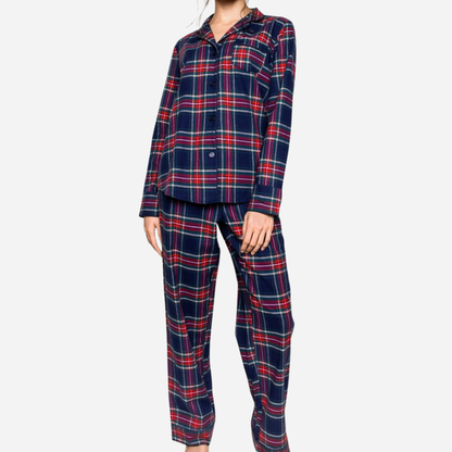 Women's Brushed Twill Pajama Set