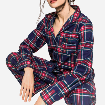 Women's Brushed Twill Pajama Set