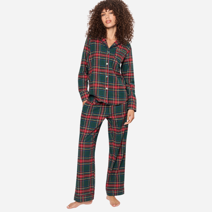 Women's Brushed Twill Pajama Set