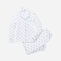 Women's Pima Pajama Set in Something Blue Bows