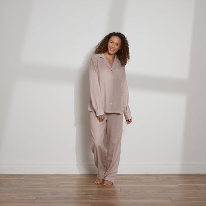 TENCEL™ Ticking Stripe Long PJ Set