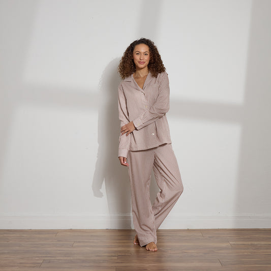 TENCEL™ Ticking Stripe Long PJ Set