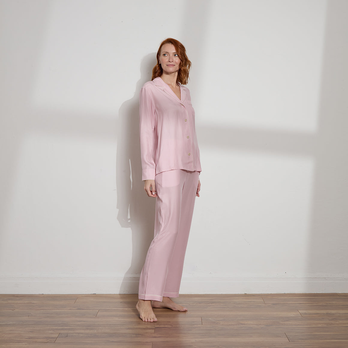 Washable Silk Long PJ Set